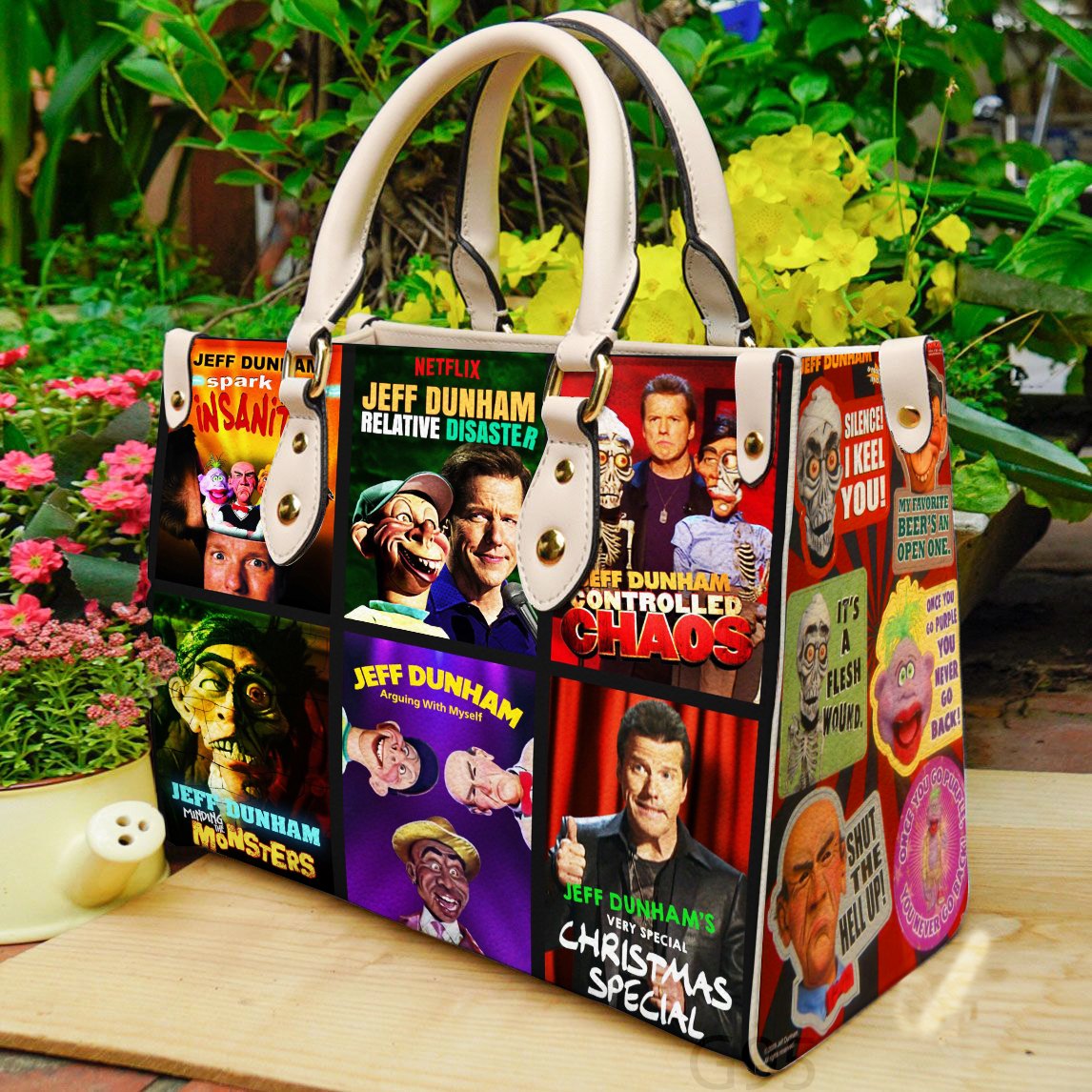 Jeff Dunham Leather Handbag 1 Jeff Dunham Leather Handbag