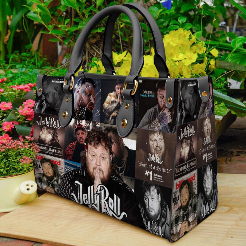 Jelly Roll Leather Handbag 1 Jelly Roll Leather Handbag