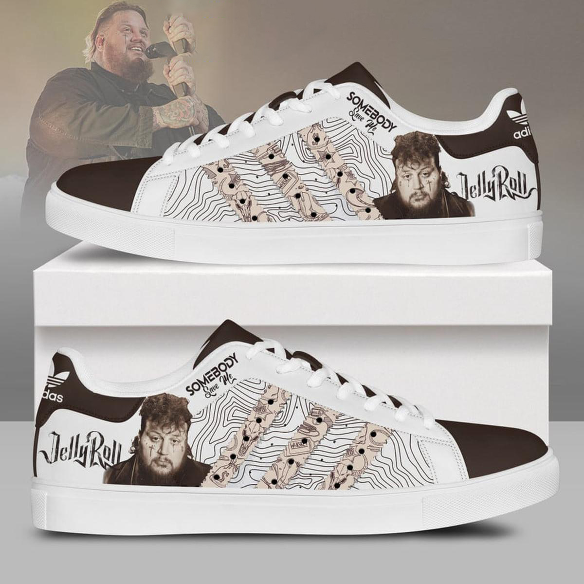 Jelly Roll Stan Smith Shoes 1 Jelly Roll Stan Smith Shoes