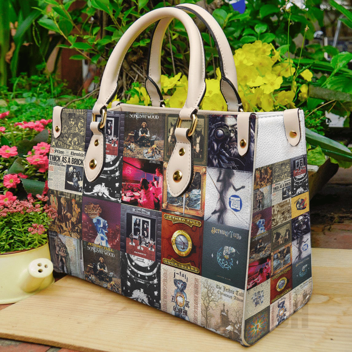 Jethro Tull Leather Handbag 1 Jethro Tull Leather Handbag