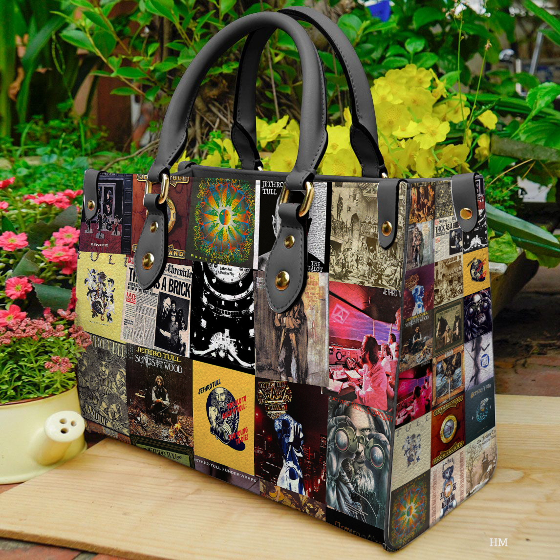 Jethro Tull Leather Handbag 1 Jethro Tull Leather Handbag