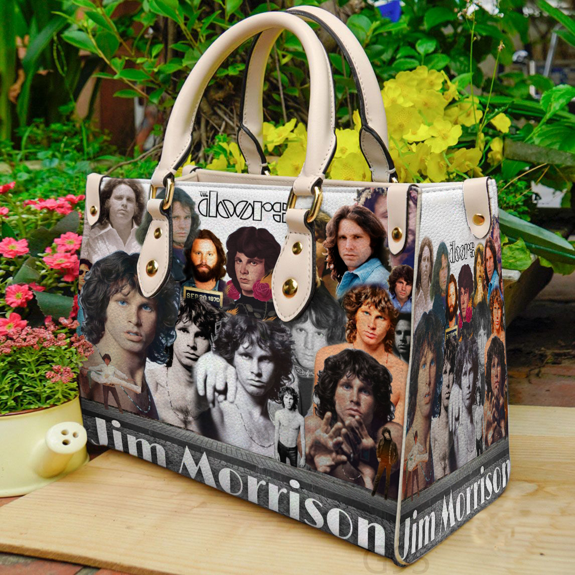 Jim Morrison Leather Handbag 1 Jim Morrison Leather Handbag