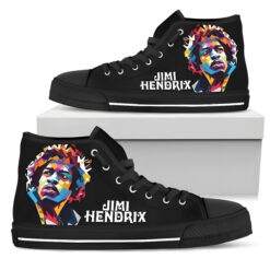 Jimi Hendrix High Top Shoes