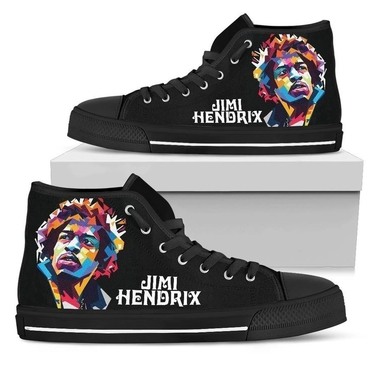 Jimi Hendrix High Top Shoes 1 Jimi Hendrix High Top Shoes