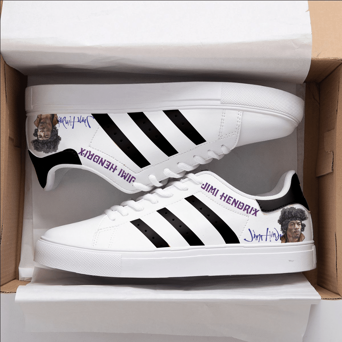 Jimi Hendrix Stan Smith Shoes 1 Jimi Hendrix Stan Smith Shoes