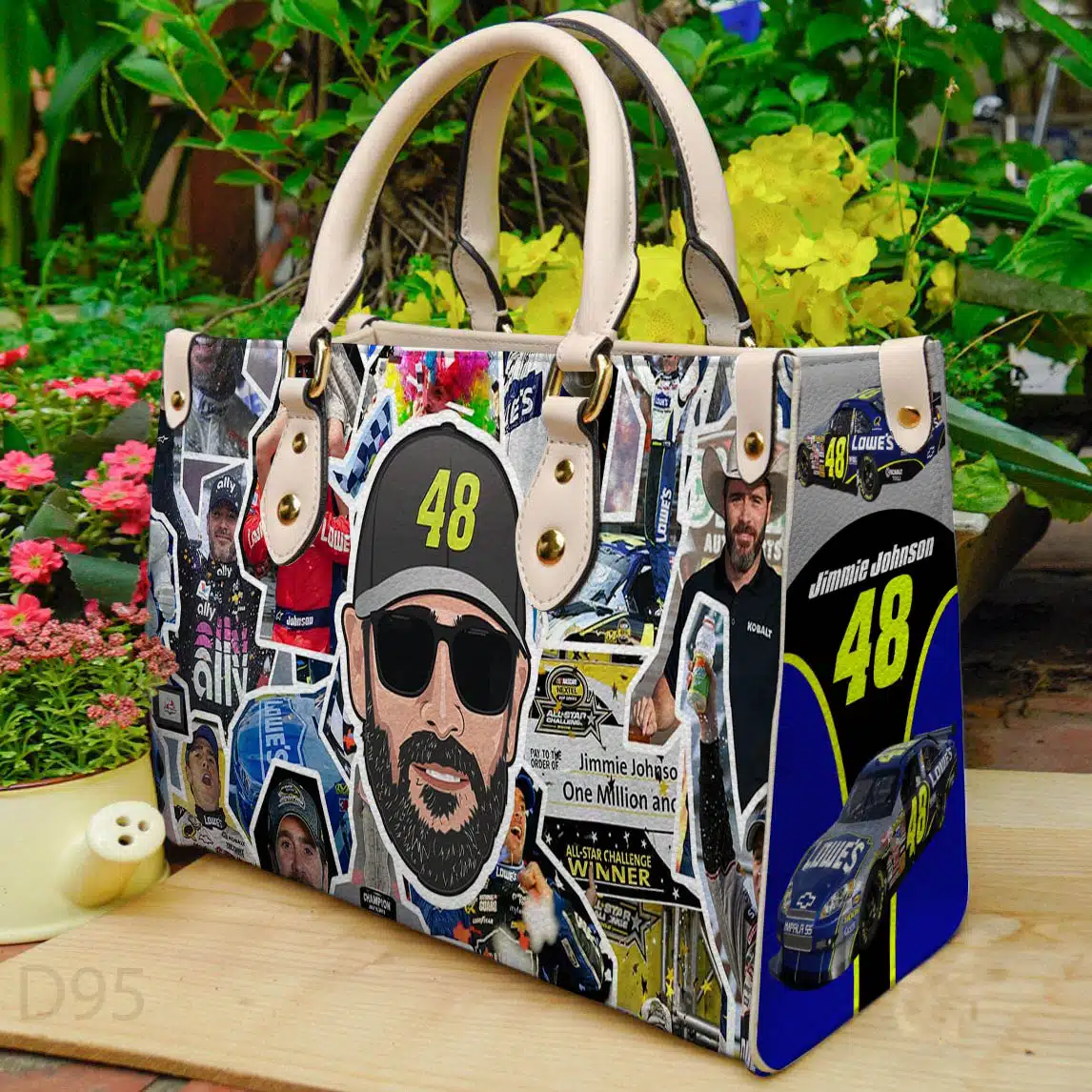 Jimmie Johnson Leather Handbag 1 Jimmie Johnson Leather Handbag