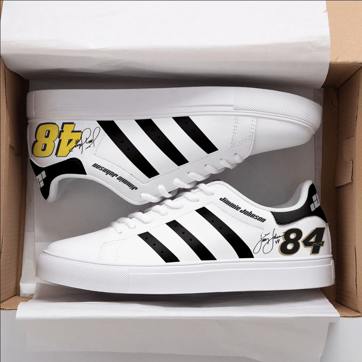 Jimmie Johnson Stan Smith Shoes 1 Jimmie Johnson Stan Smith Shoes