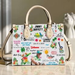 Jimmy Buffett Leather Handbag
