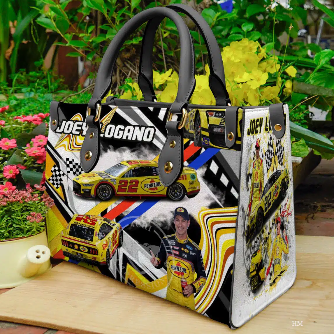 Joey Logano Leather Handbag 1 Joey Logano Leather Handbag