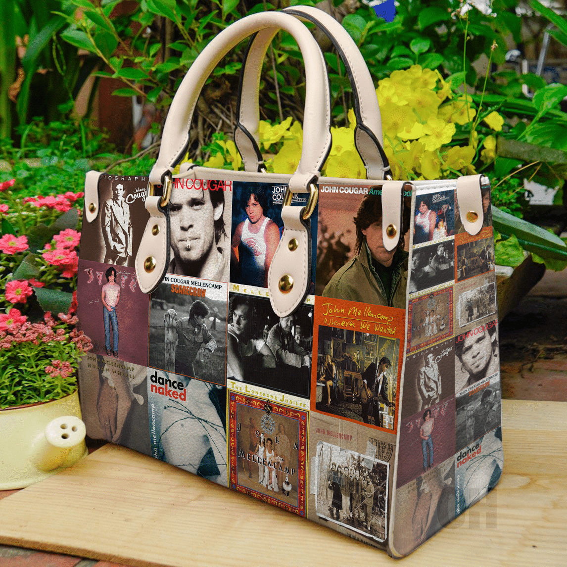 John Mellencamp Leather Handbag 1 John Mellencamp Leather Handbag
