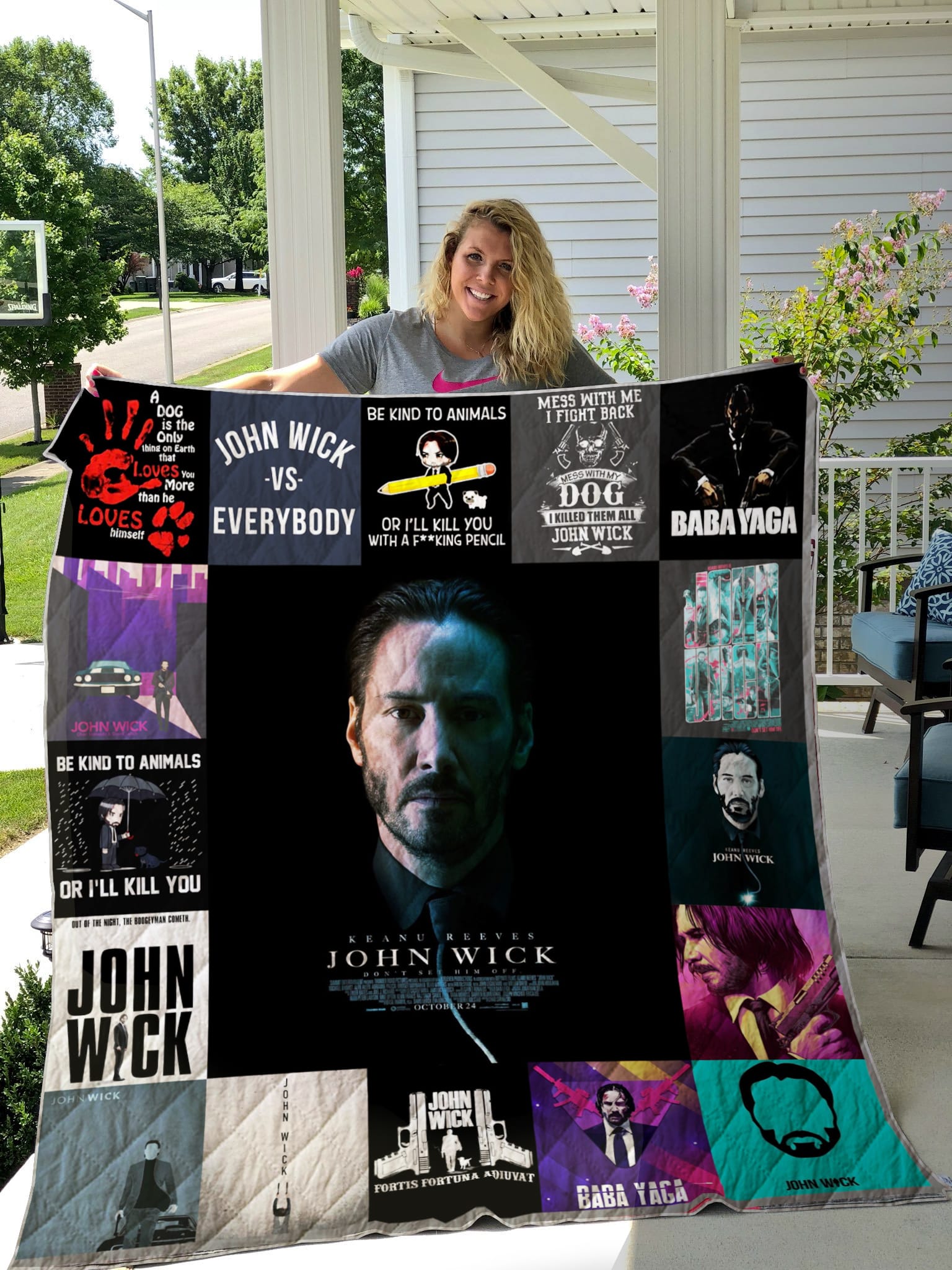 John Wick Blanket 1 John Wick Blanket