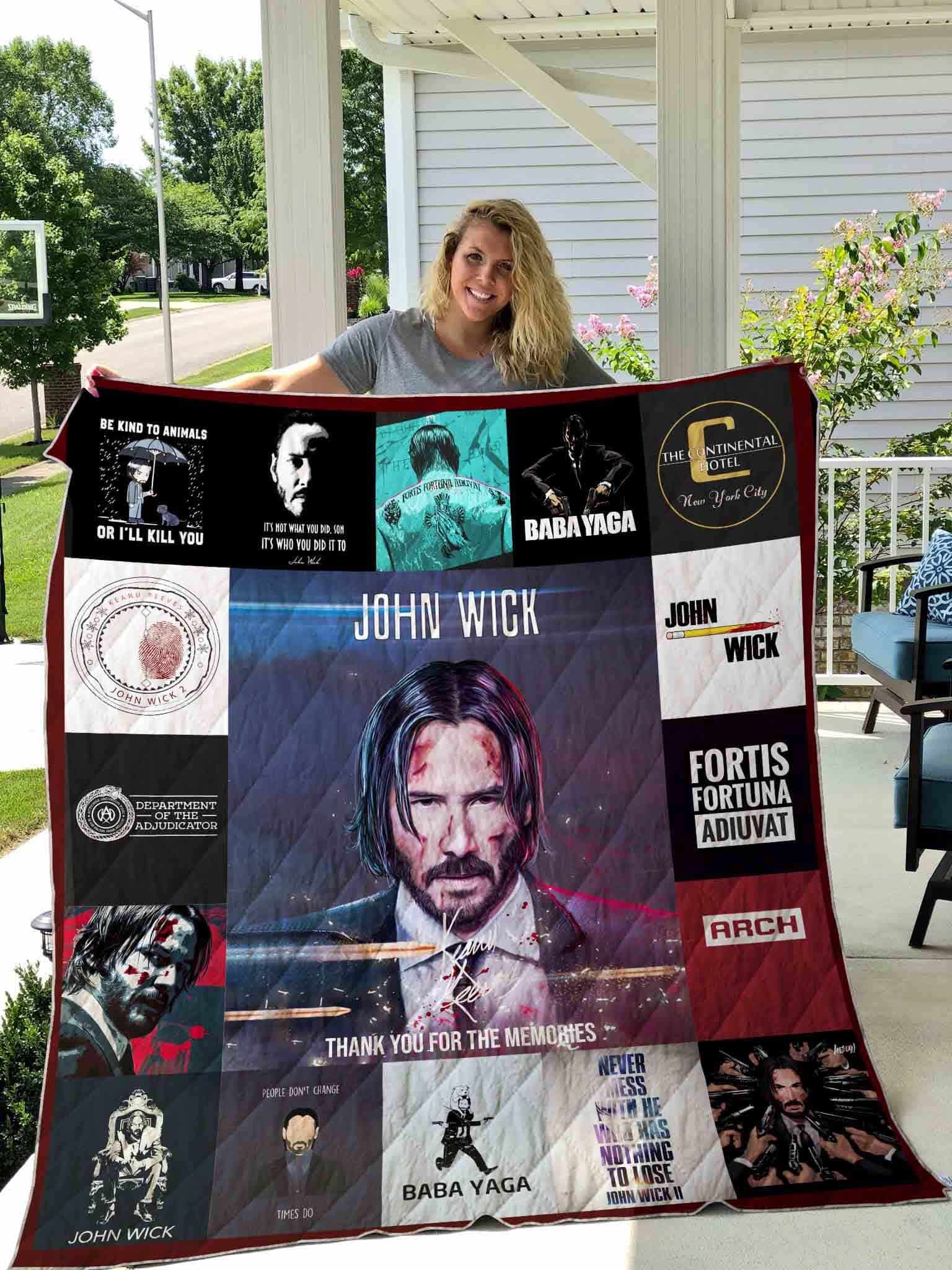 John Wick Blanket 1 John Wick Blanket