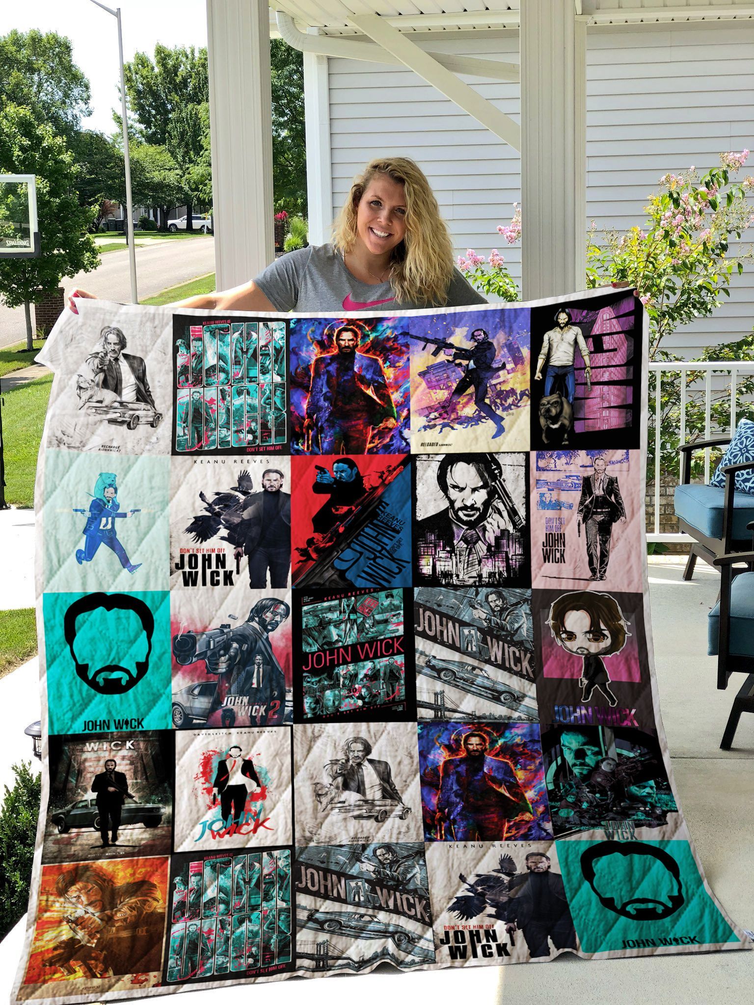 John Wick Blanket 1 John Wick Blanket