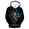 John Wick Hoodie Zip Hoodie 3D
