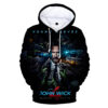 John Wick Hoodie Zip Hoodie 3D