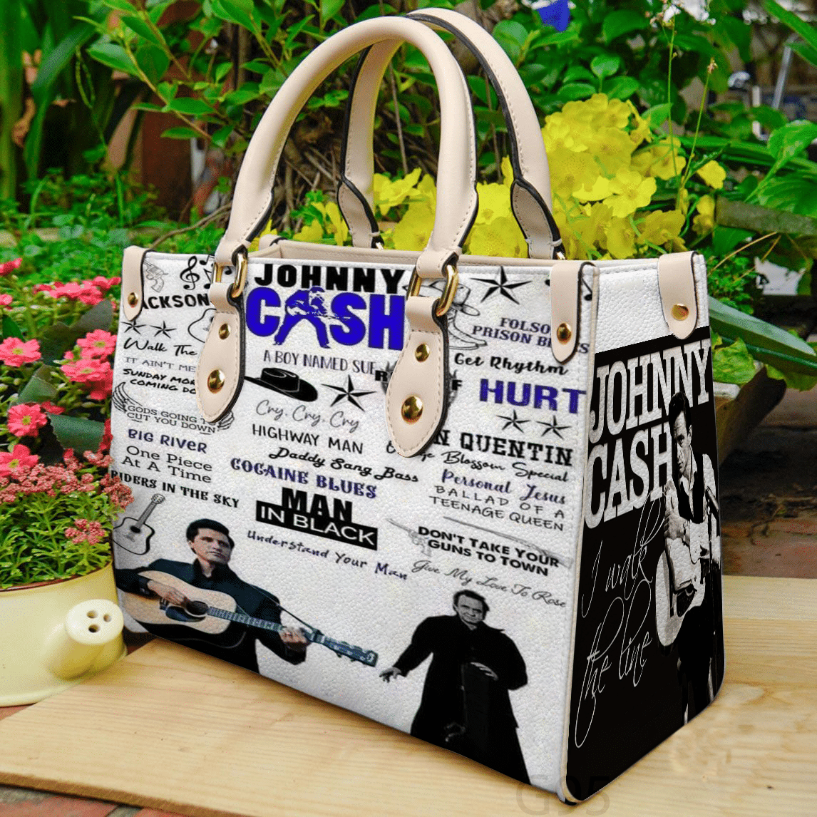 Johnny Cash 2 Leather Handbag 1 Johnny Cash 2 Leather Handbag