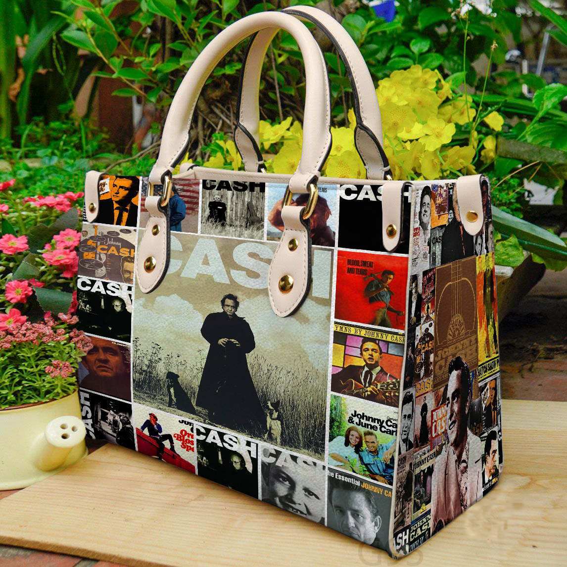 Johnny Cash A1 Leather Handbag 1 Johnny Cash A1 Leather Handbag