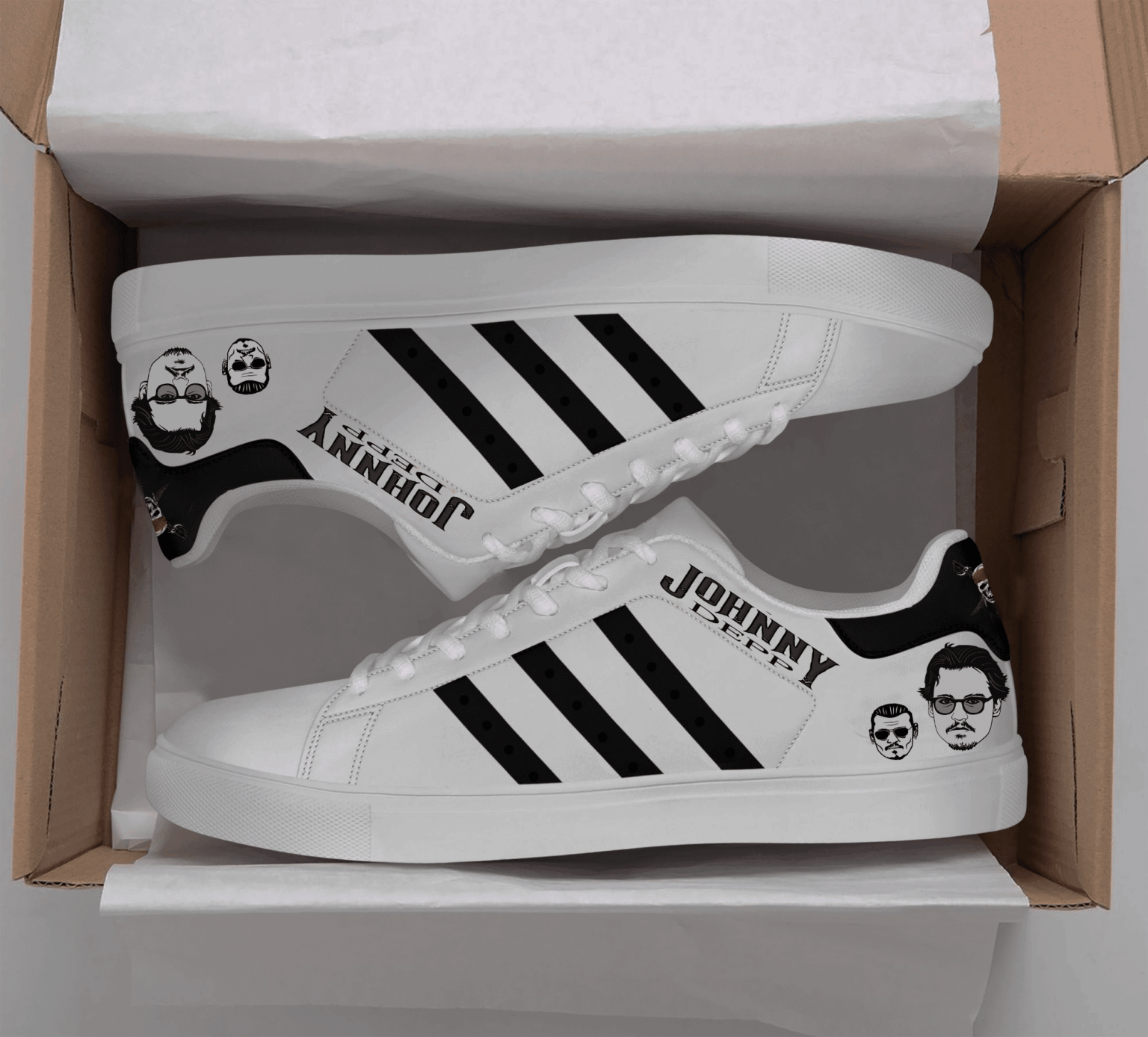 Johnny Depp G11 Stan Smith Shoes 1 Johnny Depp G11 Stan Smith Shoes