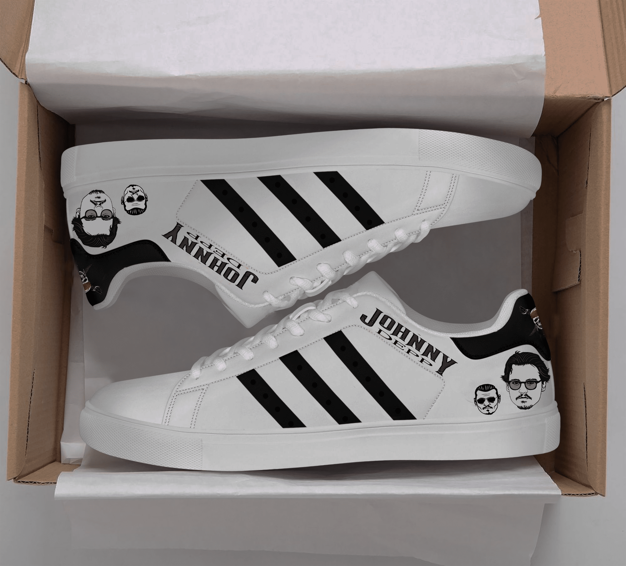 Johnny Depp G11 Stan Smith Shoes 1 Johnny Depp G11 Stan Smith Shoes
