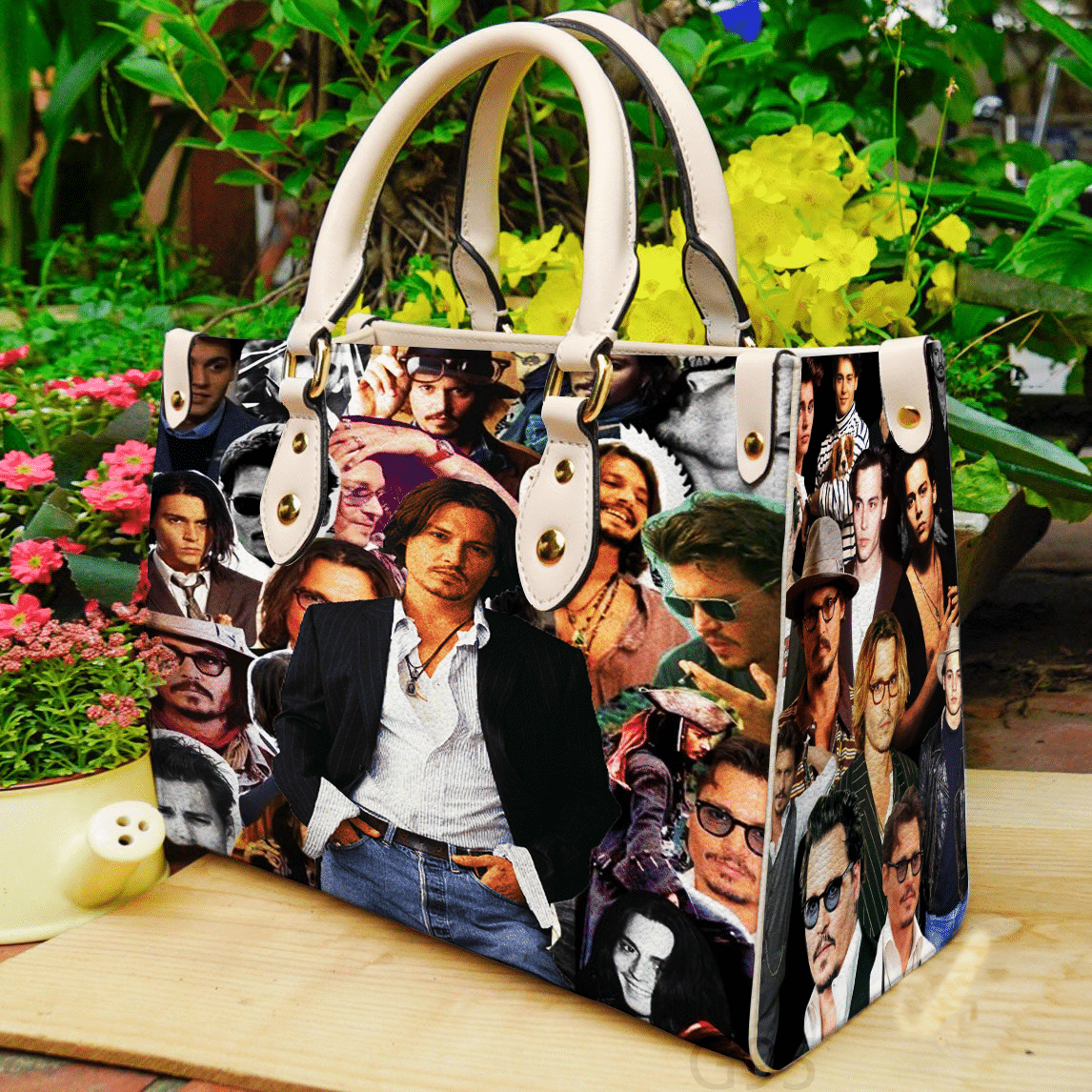 Johnny Depp Love 1G Leather Handbag 1 Johnny Depp Love 1G Leather Handbag