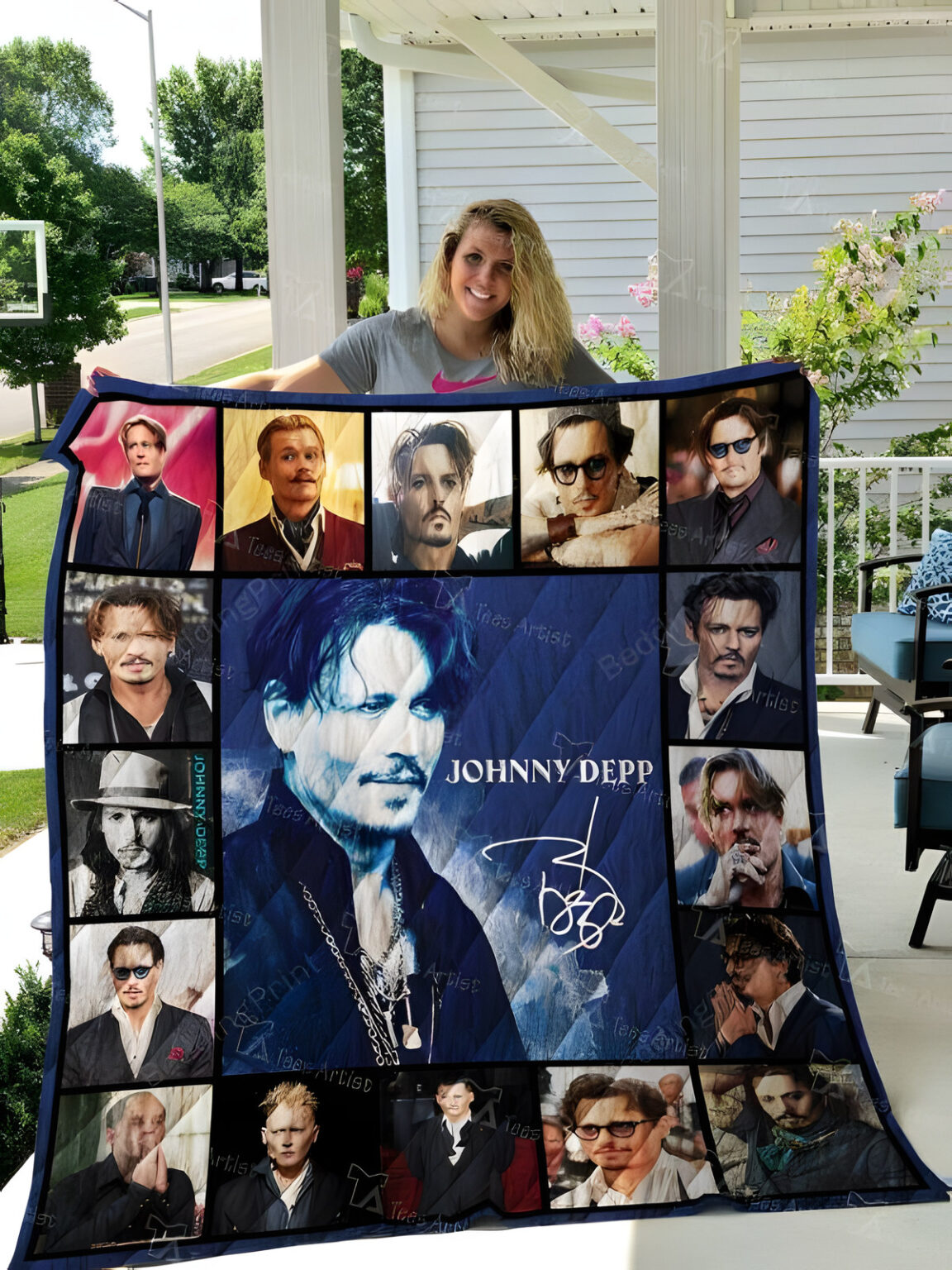 Johnny Depp Love 7 Blanket 1 Johnny Depp Love 7 Blanket