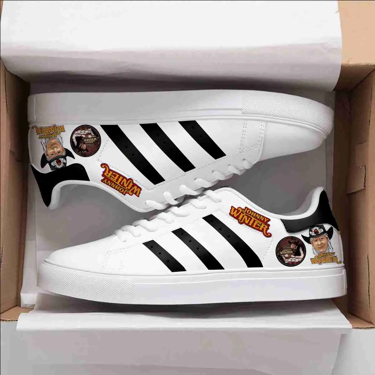 Johnny Winter Stan Smith Shoes 1 Johnny Winter Stan Smith Shoes