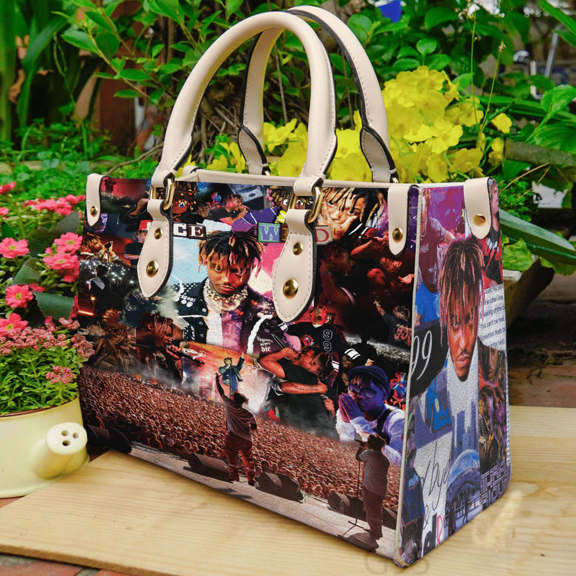 Juice Wrld 999 Leather Handbag 1 Juice Wrld 999 Leather Handbag