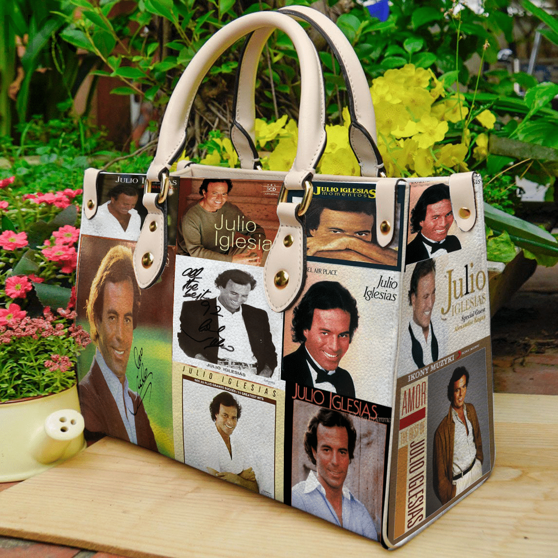 Julio Iglesias Lover G1 Leather Handbag 1 Julio Iglesias Lover G1 Leather Handbag
