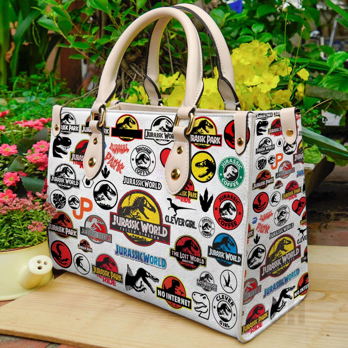 Jurassic Park Leather Handbag 1 Jurassic Park Leather Handbag