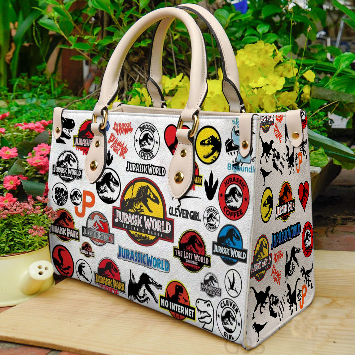 Jurassic Park Leather Handbag 1 Jurassic Park Leather Handbag