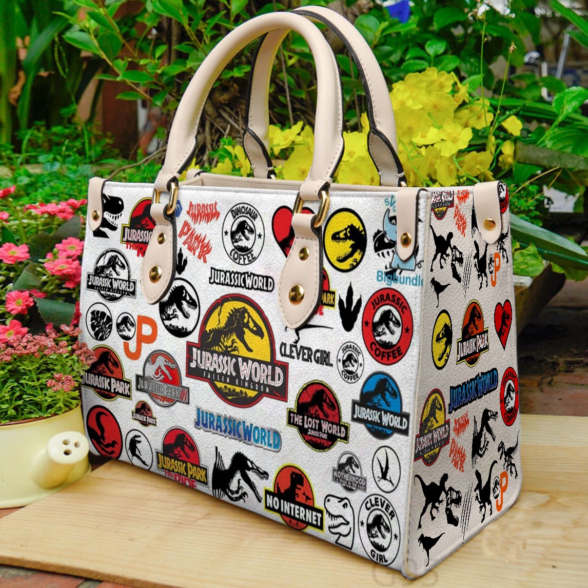 Jurassic Park Leather Handbag 1 Jurassic Park Leather Handbag