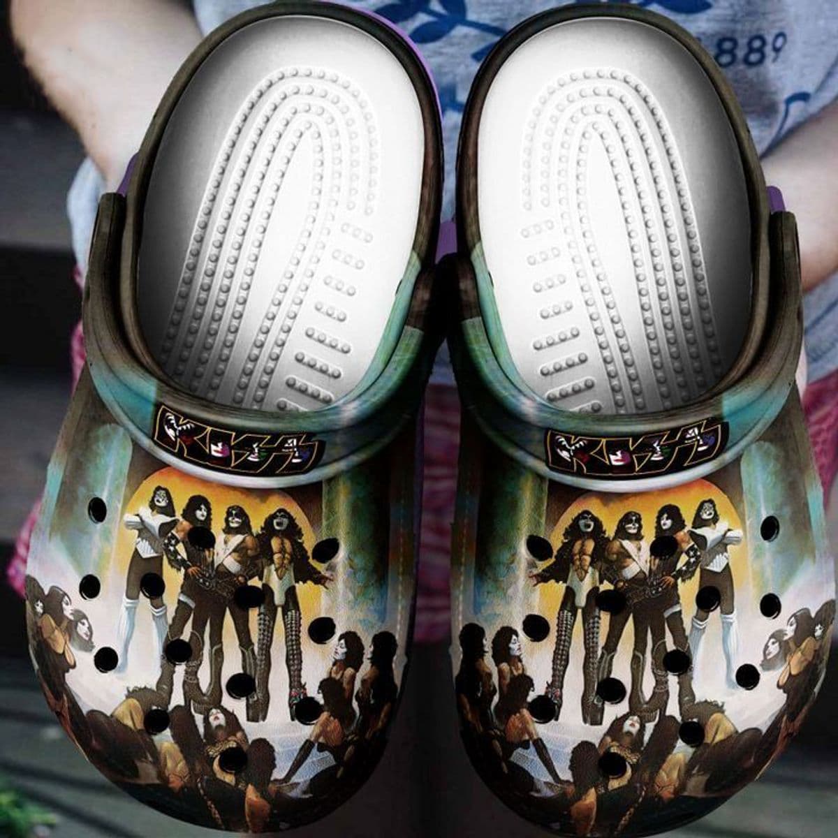 KISS Band Soft Clogs 1 KISS Band Soft Clogs
