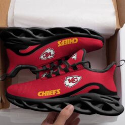 Kansas City Chiefs Black Max Soul Shoes