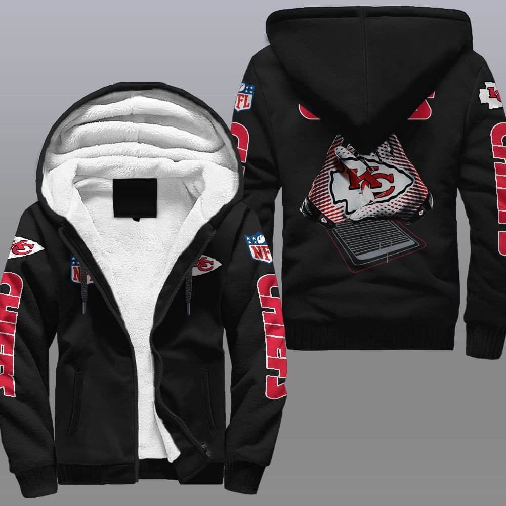 Kansas City Chiefs Fleece Jacket 1 Kansas City Chiefs Fleece Jacket