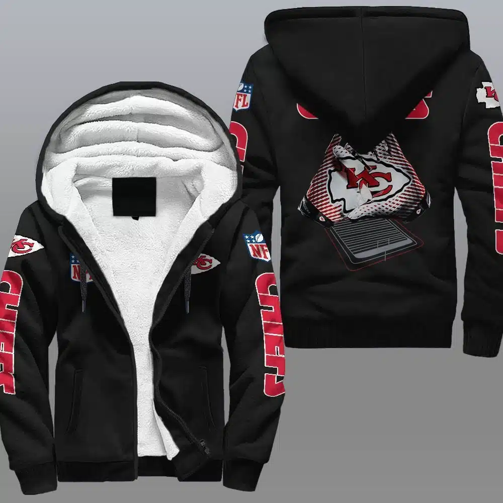 Kansas City Chiefs Fleece Jacket 1 Kansas City Chiefs Fleece Jacket