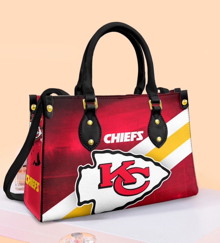 Kansas City Chiefs Leather Handbag 01 1 Kansas City Chiefs Leather Handbag 01