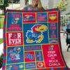 Kansas Jayhawks 3 Blanket