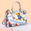 Kansas Jayhawks G01 Leather Handbag