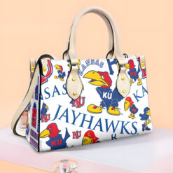 Kansas Jayhawks G01 Leather Handbag
