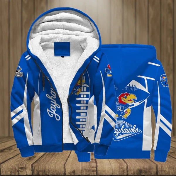 Kansas Jayhawks I1 Fleece Jacket 1 Kansas Jayhawks I1 Fleece Jacket