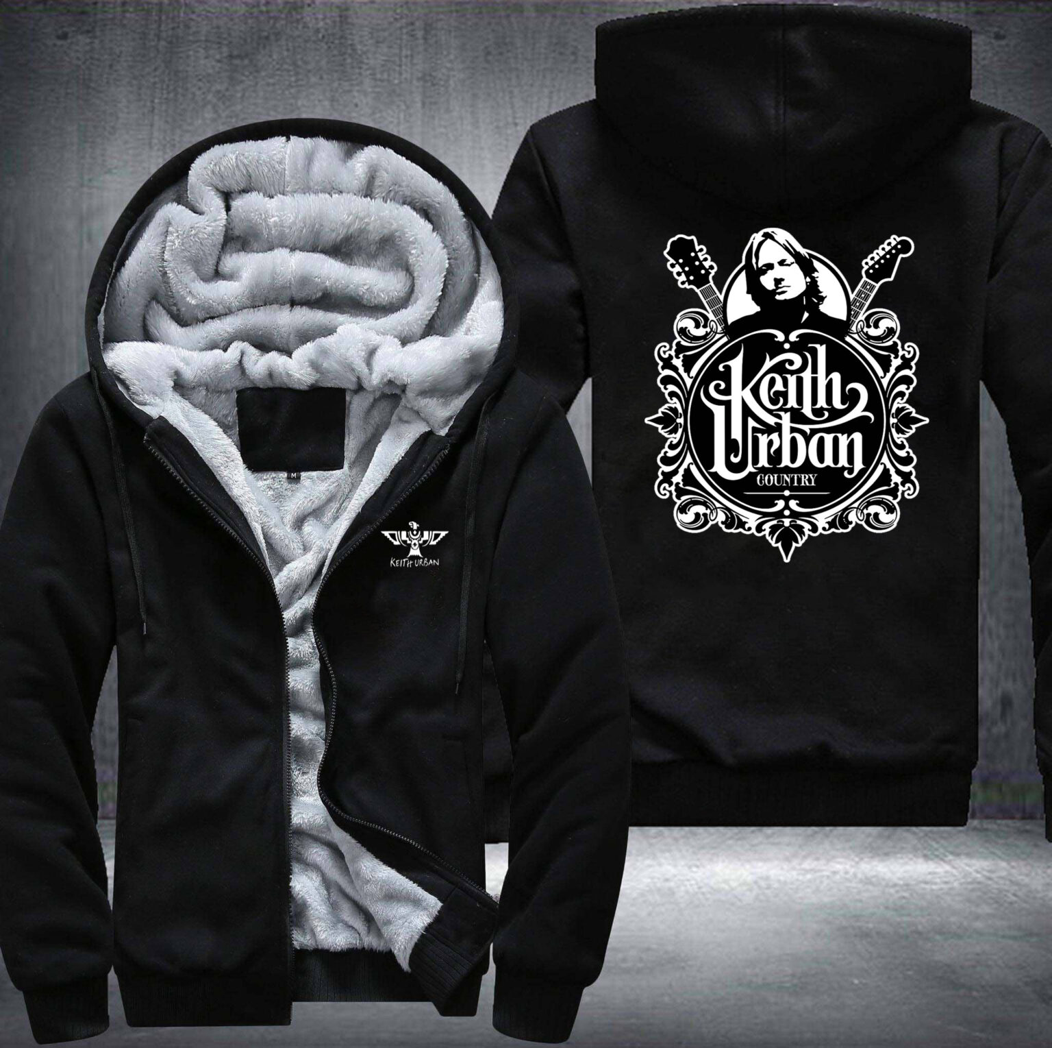 Keith Urban Fleece Jacket 1 Keith Urban Fleece Jacket