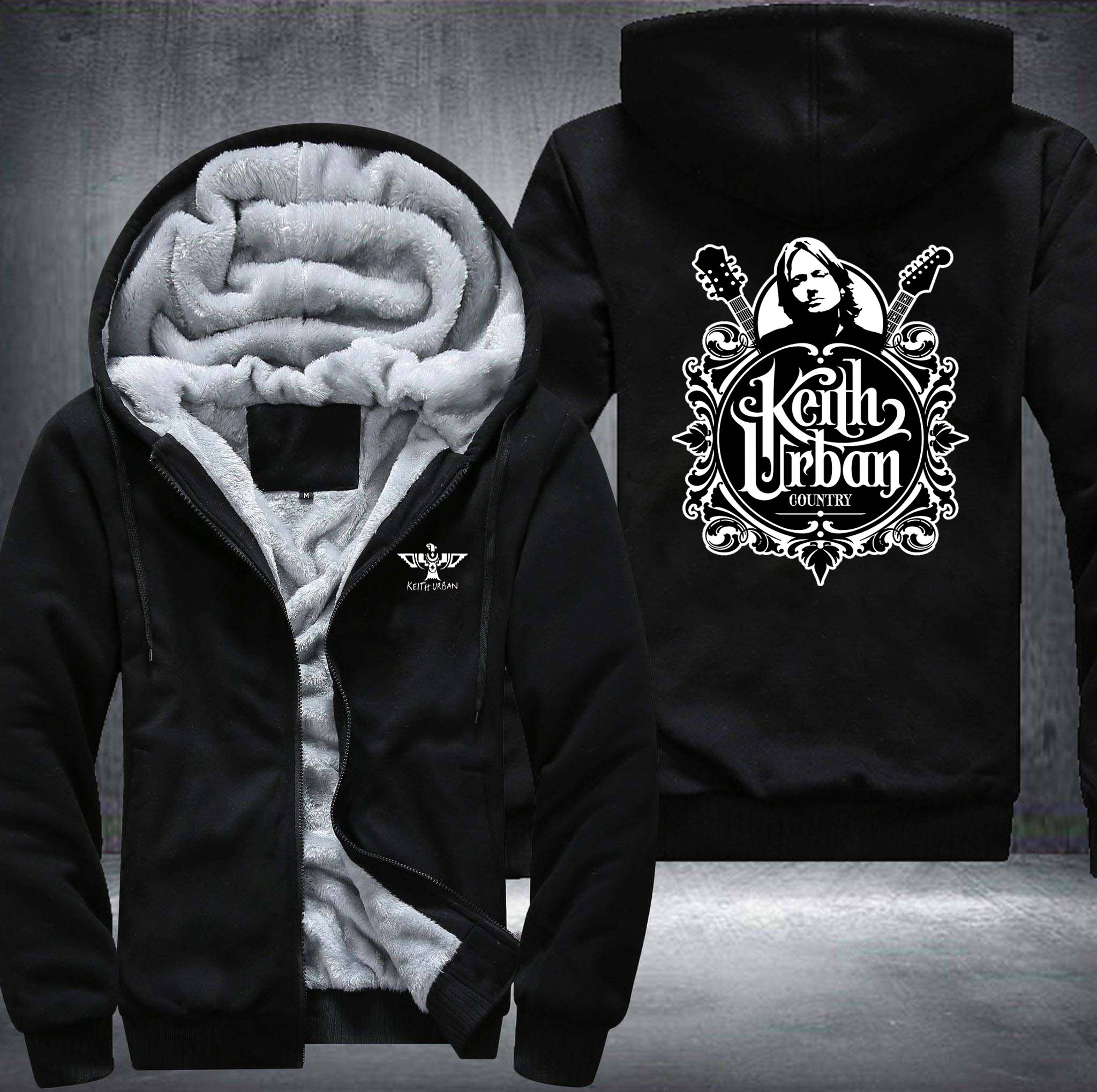 Keith Urban Fleece Jacket 1 Keith Urban Fleece Jacket