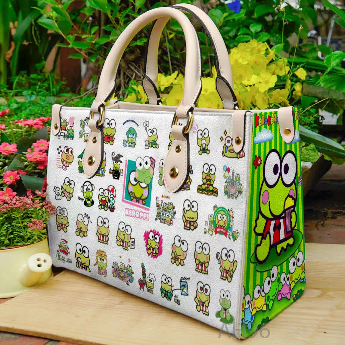 Keroppi Leather Handbag 1 Keroppi Leather Handbag
