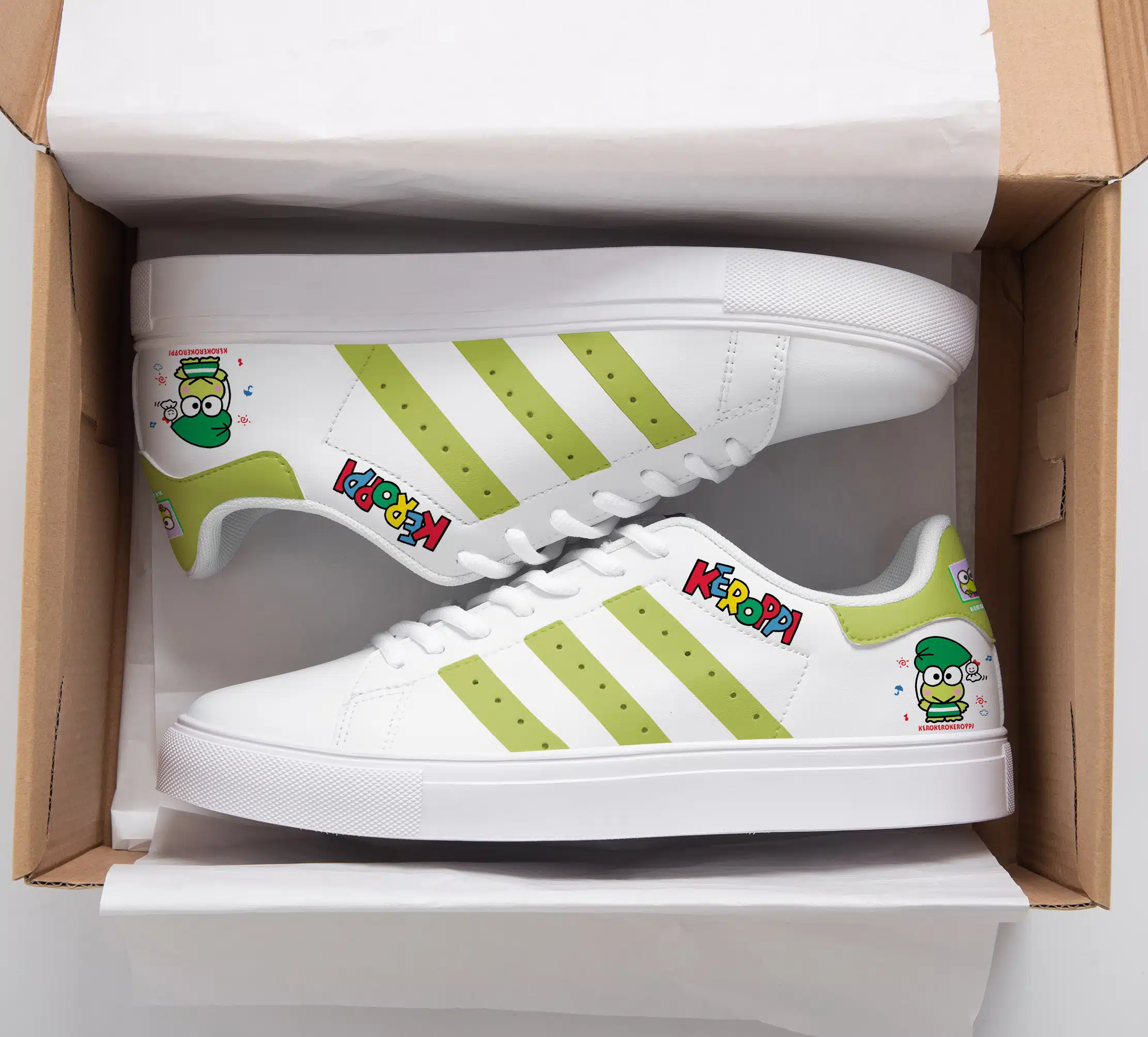 Keroppi Stan Smith Shoes 1 Keroppi Stan Smith Shoes