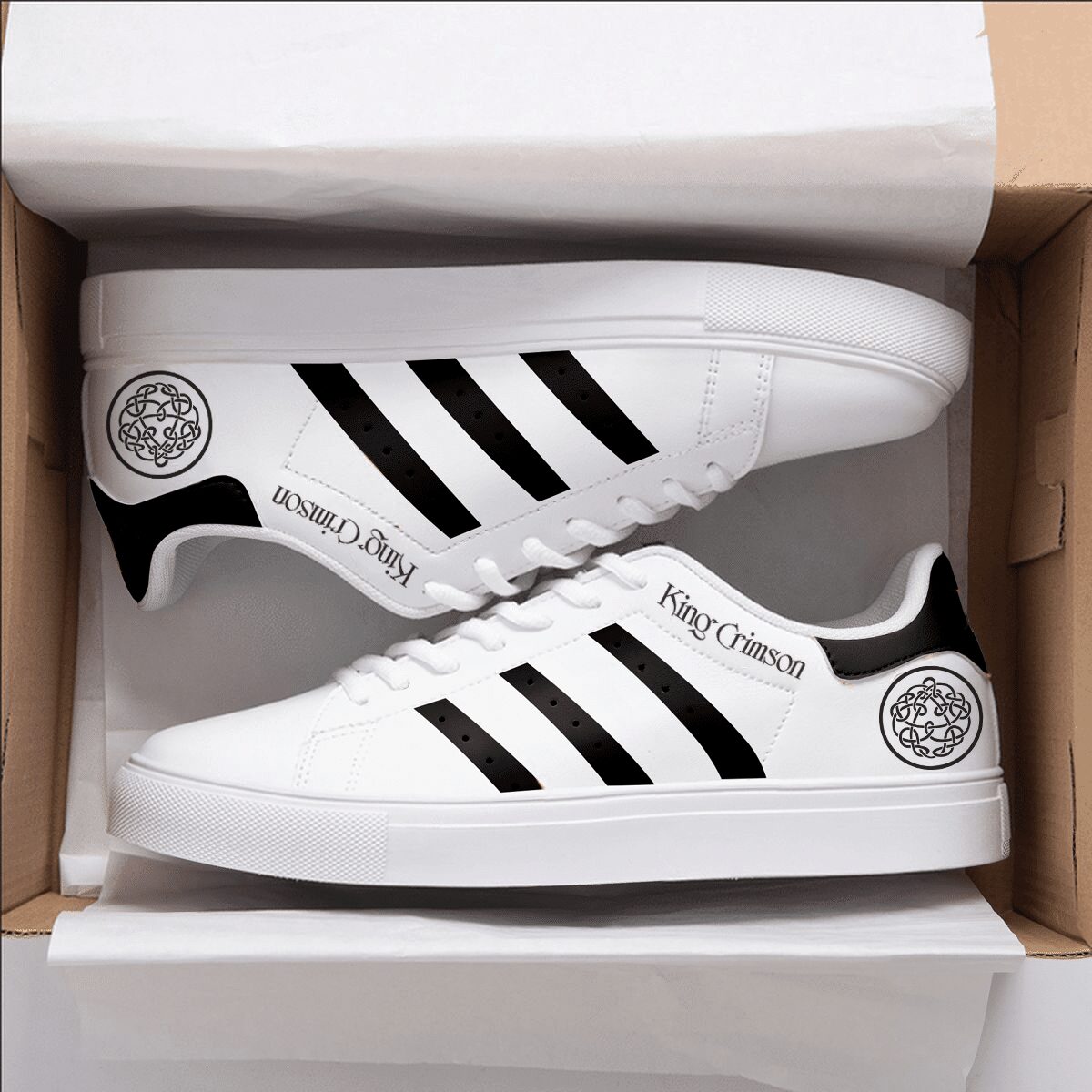 King Crimson Stan Smith Shoes 1 King Crimson Stan Smith Shoes
