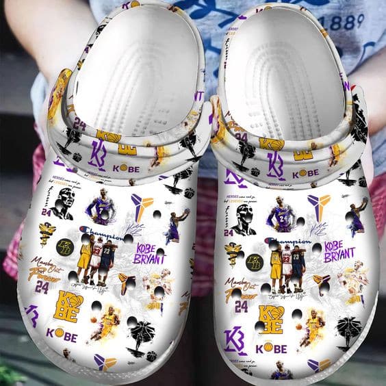 Kobe Bryant LA Lakers Soft New Soft Clogs 1 Kobe Bryant LA Lakers Soft New Soft Clogs