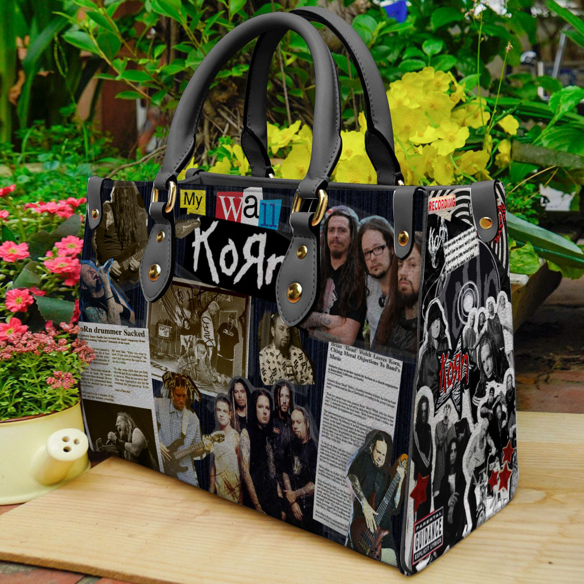 Korn Leather Handbag 1 Korn Leather Handbag