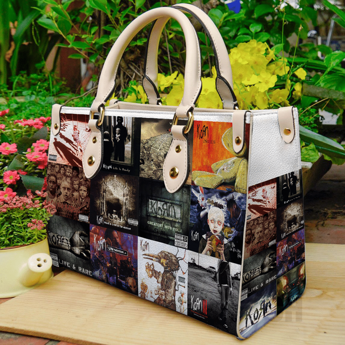 Korn Leather Handbag 1 Korn Leather Handbag