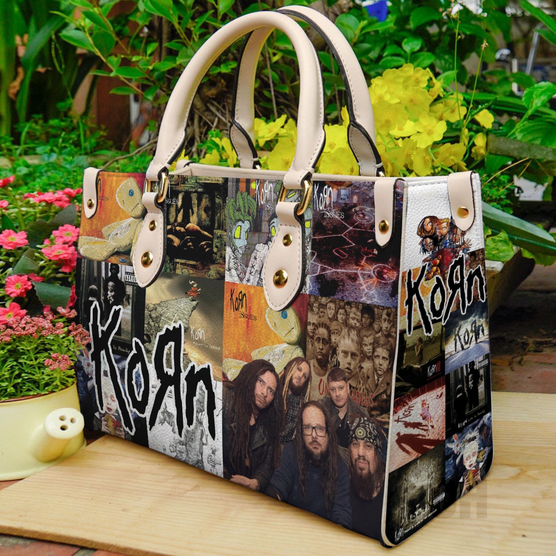 Korn Leather Handbag 1 Korn Leather Handbag
