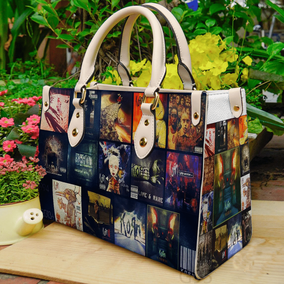 Korn Leather Handbag 1 Korn Leather Handbag